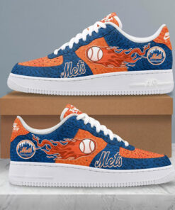 New York Mets Baseball Air Force 1 Shoes Sneakers