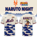 New York Mets Naruto Shippden Night T-Shirt
