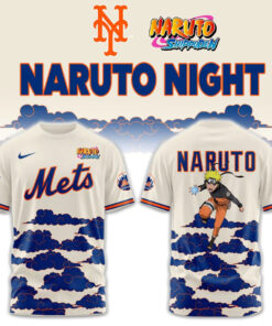 New York Mets Naruto Shippden Night T-Shirt