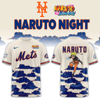 New York Mets Naruto Shippden Night T-Shirt