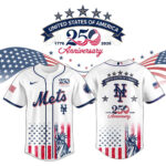 New York Mets x America’s 250th Anniversary 2026 Baseball Jersey
