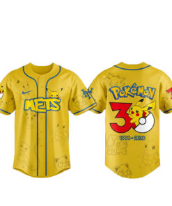 New York Mets x Pokemon 30th Anniversary Baseball Jersey