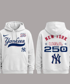 New York Yankees 250 USA 2026 Celebration America 250 x Major League Baseball Hoodie