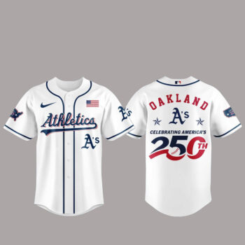 Oakland Athletics America 250th Anniversary Of USA 2026 Baseball Jersey