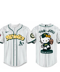 Oakland Athletics Major League Baseball 2026 Hello Kitty Baseball Jersey