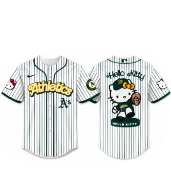 Oakland Athletics Major League Baseball 2026 Hello Kitty Baseball Jersey