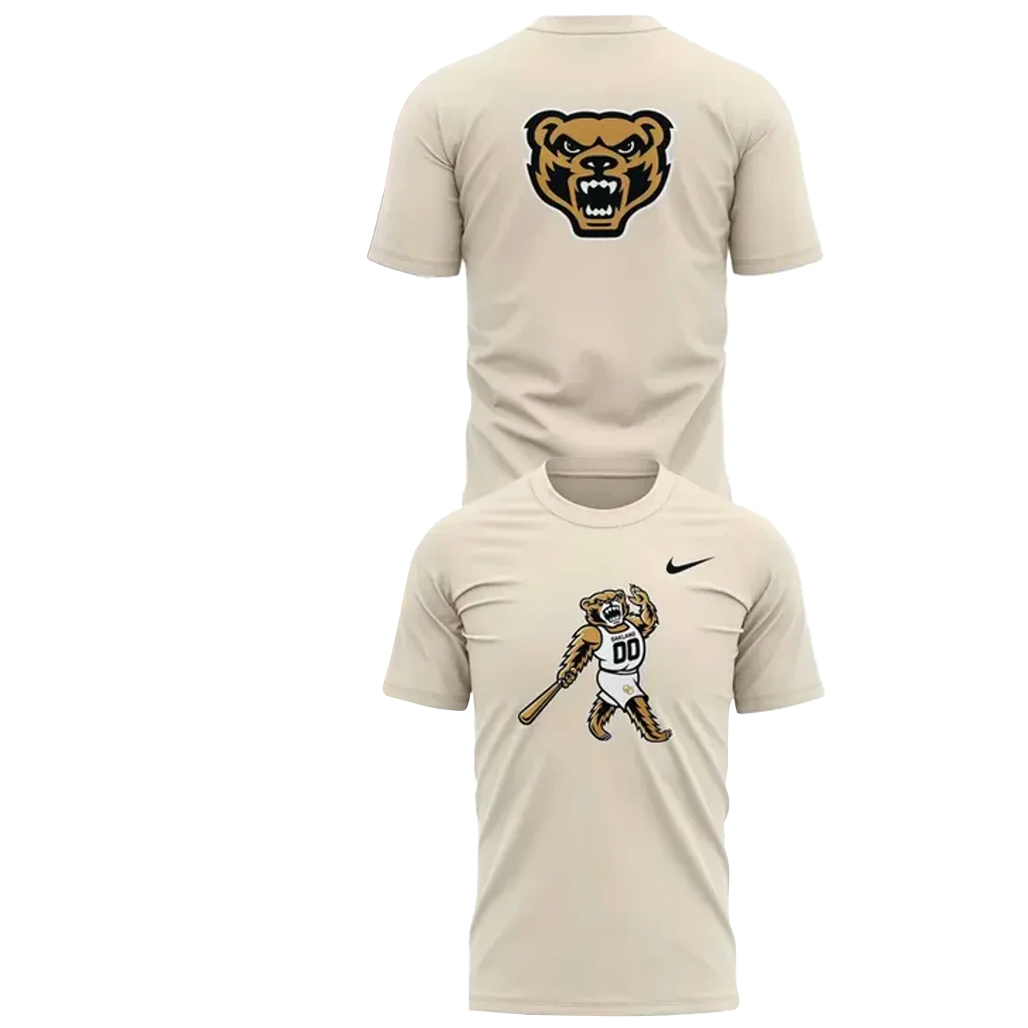 Oakland-University-Baseball-Retro-Mascot-T-Shirt.jpg Oakland University Baseball Retro Mascot Shirt