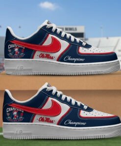 Ole Miss Rebels Sugar Bowl Champions 2026 Air Force 1 Shoes Sneakers