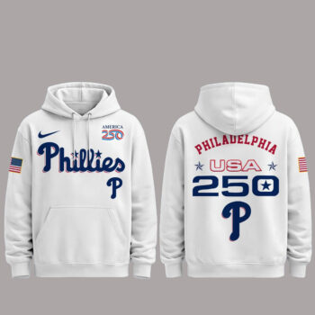 Philadelphia Phillies 250 USA 2026 Celebration America 250 x Major League Baseball Hoodie