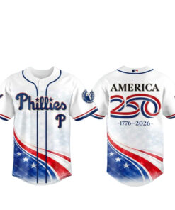 Philadelphia Phillies America 250th Anniversary Baseball Jersey