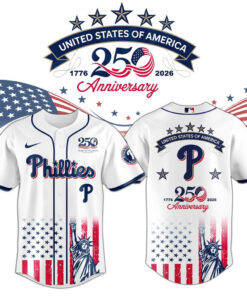 Philadelphia Phillies x America’s 250th Anniversary 2026 Baseball Jersey