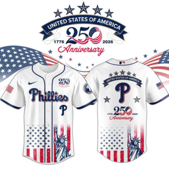 Philadelphia Phillies x America’s 250th Anniversary 2026 Baseball Jersey
