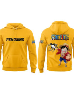 Pittsburgh Penguins x One Piece National Hockey League Anime Night 2026 Hoodie