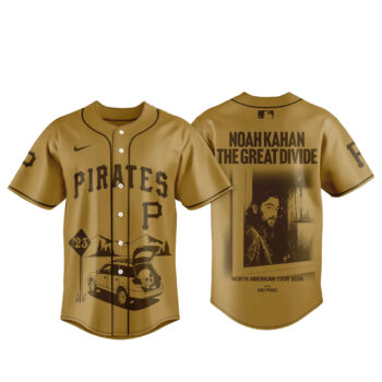 Pittsburgh Pirates x Noah Kahan The Great Divide Tour 2026 Baseball Jersey