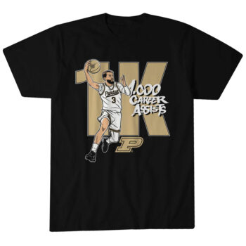 Purdue Basketball Braden Smith 1,000 Assists T-Shirt