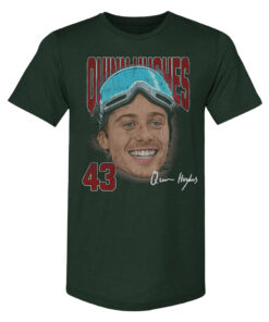Quinn Hughes Minnesota Goggles T-Shirt