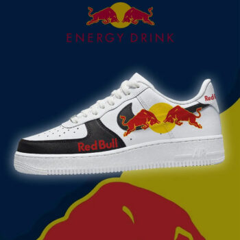 Red Bull Energy Drink Version 2 Air Force 1 Shoes Sneakers
