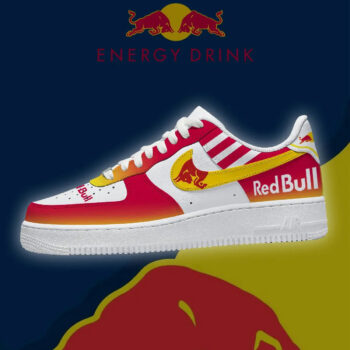Red Bull Energy Drink Version 4 Air Force 1 Shoes Sneakers