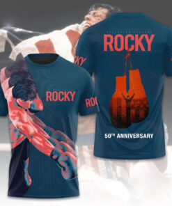 Rocky Balboa 50th Anniversary 3D Graphic T-Shirt 2026