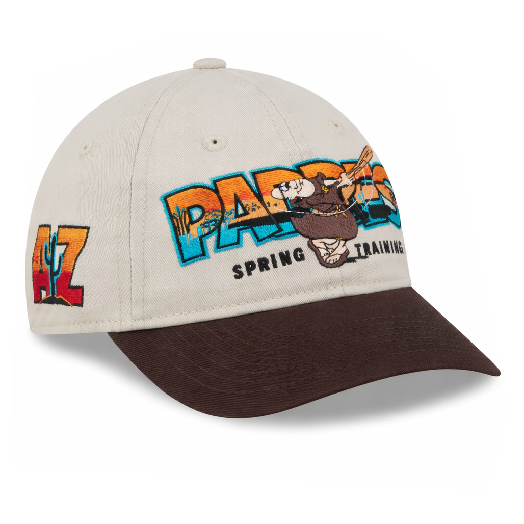 San-Diego-Padres-2026-Spring-Training-Fan-Pack-Cap.jpg San Diego Padres 2026 Spring Training Fan Pack Cap