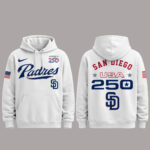 San Diego Padres 250 USA 2026 Celebration America 250 x Major League Baseball Hoodie