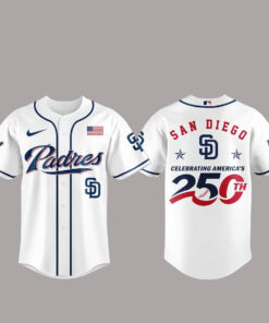 San Diego Padres America 250th Anniversary Of USA 2026 Baseball Jersey