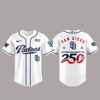 San Diego Padres America 250th Anniversary Of USA 2026 Baseball Jersey