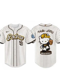 San Diego Padres Major League Baseball 2026 Hello Kitty Baseball Jersey