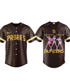 San Diego Padres x KPop Demon Hunters 2026 Grammys Award Baseball Jersey