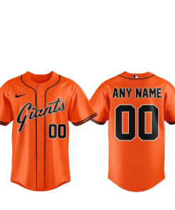 San Francisco Giants 2026 Personalized Name and Number Baseball Jersey