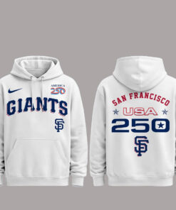 San Francisco Giants 250 USA 2026 Celebration America 250 x Major League Baseball Hoodie