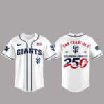 San Francisco Giants America 250th Anniversary Of USA 2026 Baseball Jersey