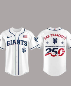San Francisco Giants America 250th Anniversary Of USA 2026 Baseball Jersey