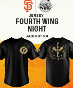 San Francisco Giants x Fourth Wing Night 2026 Baseball Jersey