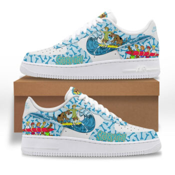 Scooby-Doo Beach Air Force 1 Shoes Sneakers