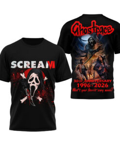 Scream 7 Ghostface 30Th Anniversary 2026 Shirt