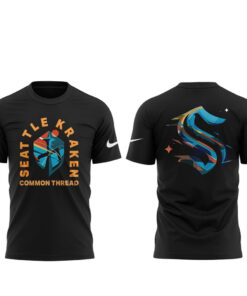Seattle Kraken Black Hockey History Night 2026 Common Thread Shirt