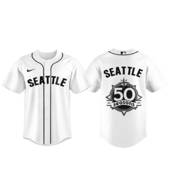 Seattle Mariners 1977 Seattle Steelheads Celebrated 50 seasons Negro Leagues Baseball Jersey