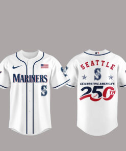 Seattle Mariners America 250th Anniversary Of USA 2026 Baseball Jersey