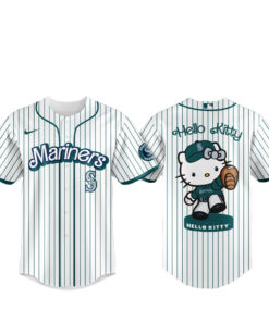 Seattle Mariners Major League Baseball 2026 Hello Kitty Baseball Jersey