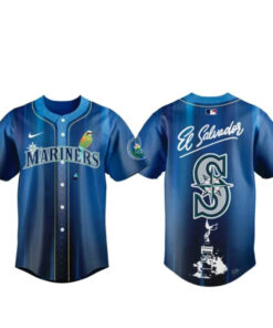 Seattle Mariners Salvadoran Heritage Day 2026 Baseball Jersey