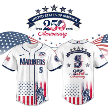 Seattle Mariners x America’s 250th Anniversary 2026 Baseball Jersey