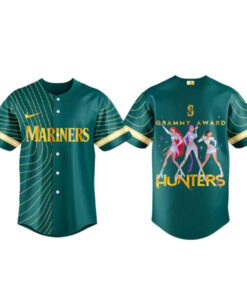 Seattle Mariners x KPop Demon Hunters 2026 Grammys Award Baseball Jersey