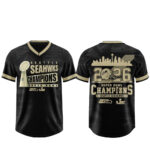 Seattle Seahawks 2026 Super Bowl LX Champions Black Football Jersey