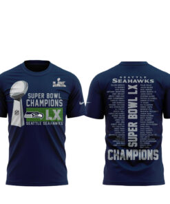 Seattle Seahawks 2026 Super Bowl LX Champions The Whole Squad Shirt