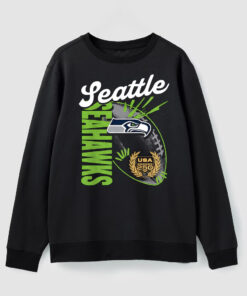 Seattle Seahawks Black USA 250 Gold Standard Team Sweatshirt