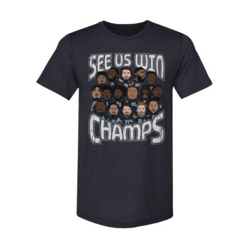 Seattle Seahawks Football 2025 Champs Cartoon T-Shirt