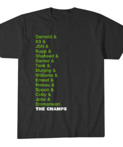 Seattle Seahawks Football Champs List T-Shirt