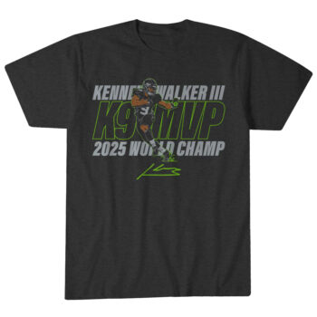 Seattle Seahawks Football Kenneth Walker III MVP T-Shirt