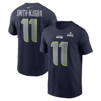 Seattle Seahawks Jaxon Smith-Njigba Super Bowl LX Name & Number T-Shirt